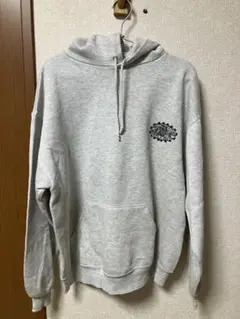 DUCK DOWN RECORDS ロゴ刺繍 グレー パーカー - メルカリ