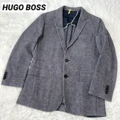 未使用タグ付✨ ヒューゴボス テーラードジャケット ストレッチ コットン 白 L ヒューゴ・ボス(HUGOBOSS) メンズテーラードジャケット | 通販