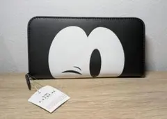 コーチ COACH 長財布 ディズニー ミッキーマウス ラウンドファスナー