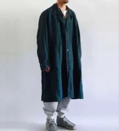 【新品】OUTIL MANTEAU PUPILIN black indigoのサムネイル