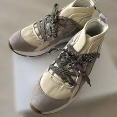 ランバンオンブルーベージュ/グレー ハイカットスニーカーのサムネイル