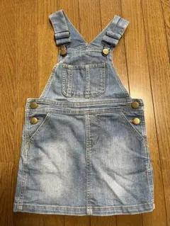 petit main ジャンバースカート デニム 100cm