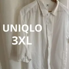UNIQLOメンズ半袖シャツ3XL白