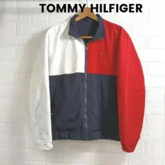 TOMMY　リバーシブル　ネイビー　ブロックカラー ジャケット　ブルゾン上231