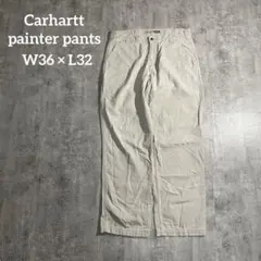 Carhartt カーハート ペインターワークパンツ W36 ベージュ古着のサムネイル