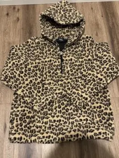 ハーフジップ☆sunset coast☆豹柄