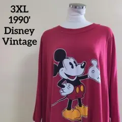 1990' DisneyVintageビンテージ ミッキーマウスTシャツ 3XL