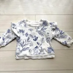baby GAP フラワープリント トレーナー 12-18ヶ月