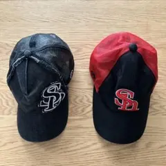New Era ソフトバンクホークス キャップ ＆コカコーラシートキャップ2個