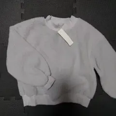 新品　150 GU　ボアフリースプルオーバー　ライトパープル