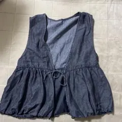 デニムビスチェ