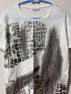 グラフィックプリント ホワイトTシャツ