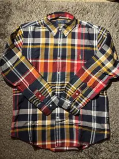 Polo チェック柄 ボタンダウンシャツ