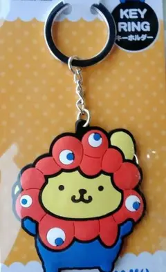 ミャクミャク ポムポムプリン　ラバーキーホルダー サンリオ 万博