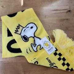新品未使用　PEANUTS スヌーピー マフラーのサムネイル
