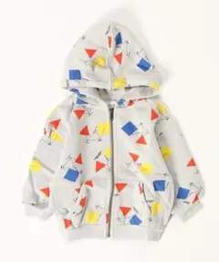 BOBO CHOSES　グラフィック　ジップパーカー　120cm