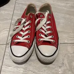 CONVERSE コンバース オールスター ローカット レッド 24cm