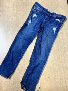 abercombie cute stretch ジーンズ　ダメージ加工　14のサムネイル