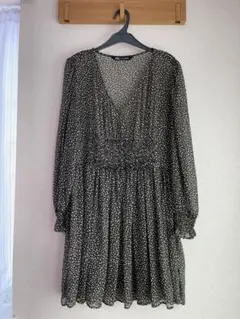 ZARA/ザラ ドット柄ワンピース
