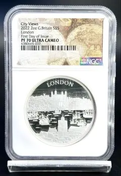 2024 都市景観 パリ 2オンス 銀貨 NGC PF70UC FDOI 元箱付 - メルカリ