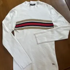 BURBERRY BLACK LABEL ニット セーター ホワイトのサムネイル