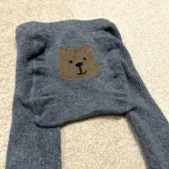 ギャップベビー　くま　タイツ　グレー