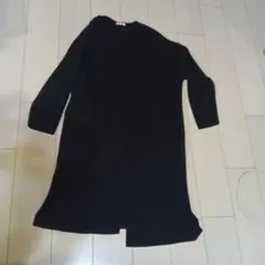 COLZA ブラック ニット カーディガン 長袖