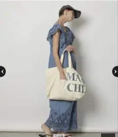 CADUNE ロゴトートバッグ アイボリー