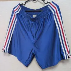 adidas 青 ショートパンツ M