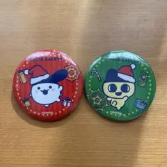 たまごっち クリスマス缶バッチ　みみっち、まめっち2個セット