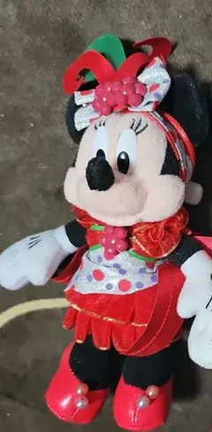 ディズニー ぬいぐるみバッジ ミニー