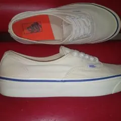 希少】VANS/44dx/廃盤アナハイム製/ベージュ/サイドテープ/US9.5