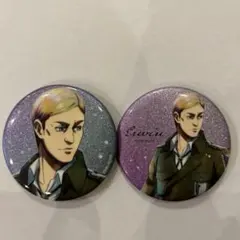 進撃の巨人　エルヴィン　缶バッジ 池袋ロフト　冬の歩み