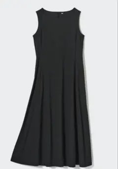 ユニクロAIRism ノースリーブワンピ－ス M 丈短め