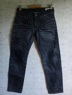 G-STAR3301 ブラックデニムパンツ スリムフィット