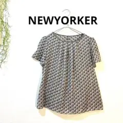 NEWYORKER 半袖 ブラウス 総柄 9Rのサムネイル