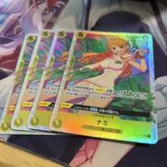 ナミ【SR】{OP08-106} 4枚 エグヘ エッグヘッド ワンピカ ③