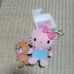 ハローキティ＆タイニーチャムペアチャームキーホルダー
