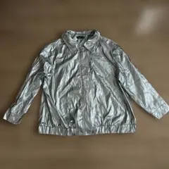 SHEIN CURVE シルバー ジャンパー 3XL 衣装 ブルゾン トップス