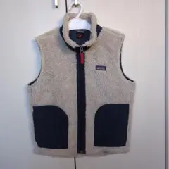 patagonia フリースベスト S (7-8)