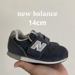 【New Balance／14cm】ベビーシューズ ネイビー スニーカー