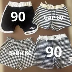 Gap FILA BeBベビーショートパンツ　ボトムセット 80-90のサムネイル
