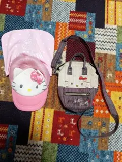 ハローキティ キャップとバッグ セット
