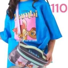 新品　リトシー　バンビ　Tシャツ　 110 　ブルー　しまむらのサムネイル
