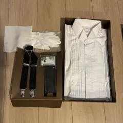 新郎用小物セット タキシード用シャツ等