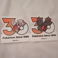 韓国 ポケモン 30周年 ステッカー リザードン サンダー ファイヤー 韓国 ポケモン 30周年 ステッカー リザードン サンダー ファイヤー
