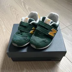ニューバランス IO313 スニーカー キッズ 15cm グリーン