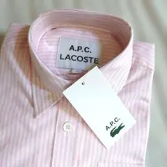 【Lacoste×A.P.C】限定オックスフォード ストライプシャツ