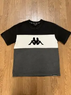 Kappa カジュアル Tシャツ 黒/白/灰色