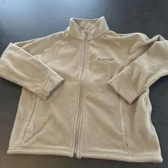 モンベル　フリースボアジャケット　120 ベージュ